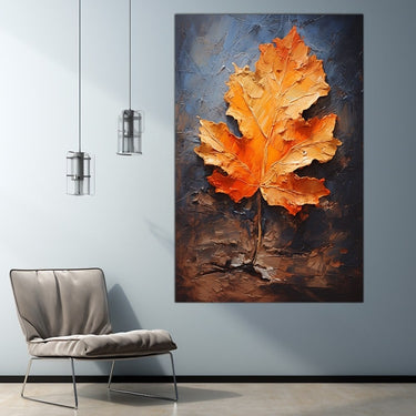 Leaf Acrylic Painting